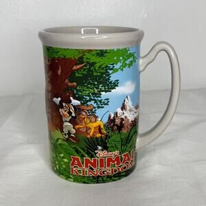 Disney Parks Animal Kingdom 3D Mug Goofy Pluto Jungle Mickey Safari Coffee Cup